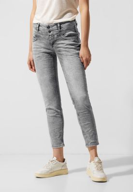 Street One Slim Fit Jeans in Grey Random Wash