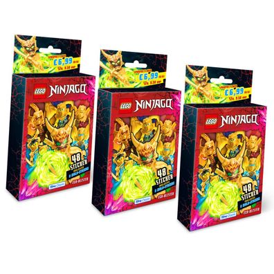 Lego Ninjago Sticker - Crystalized 2023 - Sammelsticker - 3 Blister