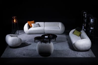 Sofagarnitur Lounge Sitzgruppe Dreisitzer Sessel Polsterecke Moderne Sofaecke