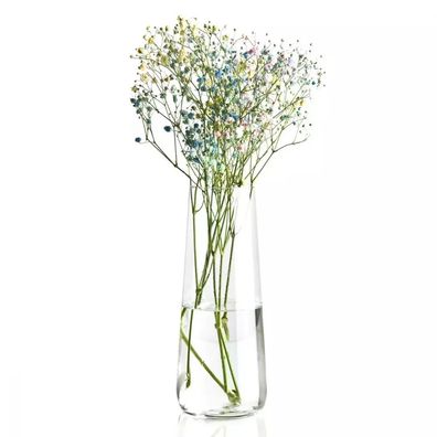 Krosno Pure Vase für Blumen Dekorationen Glasvase | 24 cm Hoch | Spülmaschine