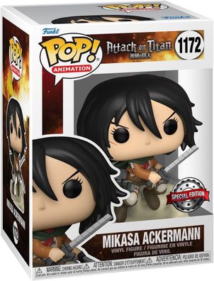Attack On Titan - Mikasa Ackerman 1172 Special Edition - Funko Pop! - Vinyl Figu