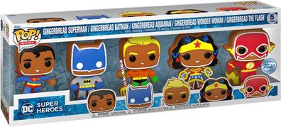 DC Super Heroes Gingerbread 5 Superman Batman Aquaman Wonder Woman The Flash Spe