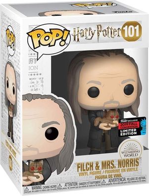 Harry Potter - Filch & Mrs. Norris 101 2019 Fall Convention Limited Edition - Fu