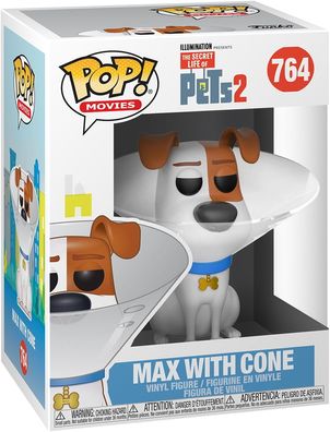 Secret Life Of Pets 2 - Max With Cone 764 - Funko Pop! - Vinyl Figur