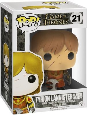 Game of Thrones - Tyrion Lannister in Battle Armor 21 - Funko Pop! - Vinyl Figur