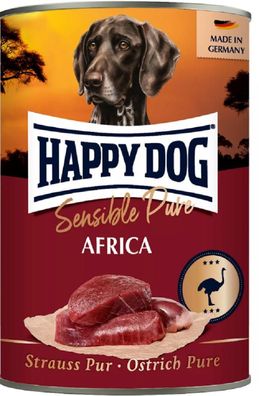 HAPPY DOG ¦ Sensible Pure Africa - 6 x 400g ? Nassfutter