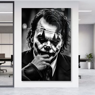 Joker Batman Creative Leinwand , Acrylglas + Aluminium , Poster Wandbild