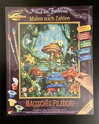 Malen nach Zahlen - Magisches Pilzdorf - Schipper