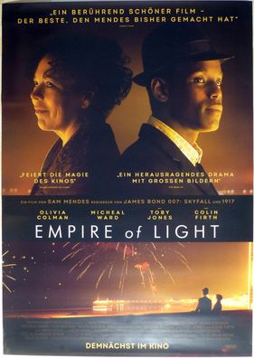 Empire of Light - Original Kinoplakat A0 - Olivia Colman, Colin Firth - Filmposter