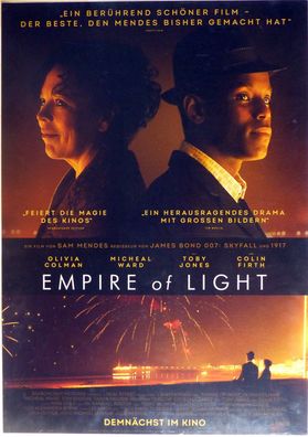 Empire of Light - Original Kinoplakat A1 - Olivia Colman, Colin Firth - Filmposter
