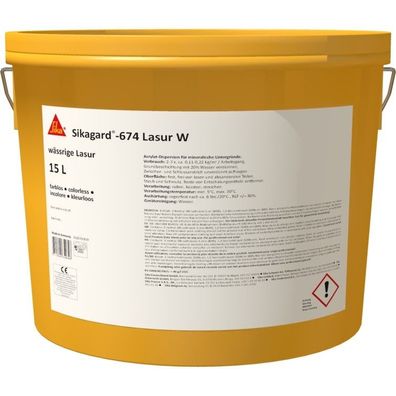 Sika® Sikagard®-674 Lasur W 15 Liter farblos