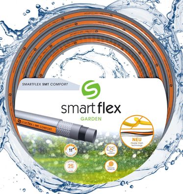 Smartflex SMT Comfort Gartenschlauch 25m 13mm (1/2&quot;) 14bar Wasserschlauch Garten