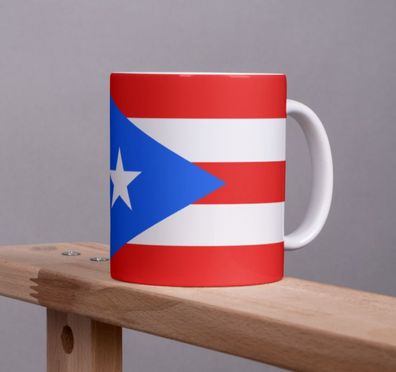 Puerto Rico Tasse Flagge Pot Kaffeetasse National Becher Kaffee Cup Büro Tee