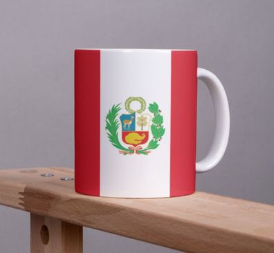 Peru Tasse Flagge Pot Kaffeetasse National Becher Kaffee Cup Büro Tee