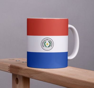 Paraguay Tasse Flagge Pot Kaffeetasse National Becher Kaffee Cup Büro Tee