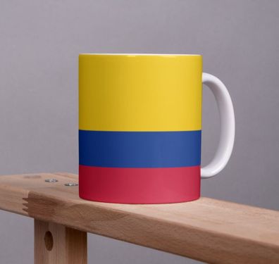 Kolumbien Tasse Flagge Pot Kaffeetasse National Becher Kaffee Cup Büro Tee