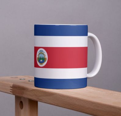 Costa Rico Tasse Flagge Pot Kaffeetasse National Becher Kaffee Cup Büro Tee