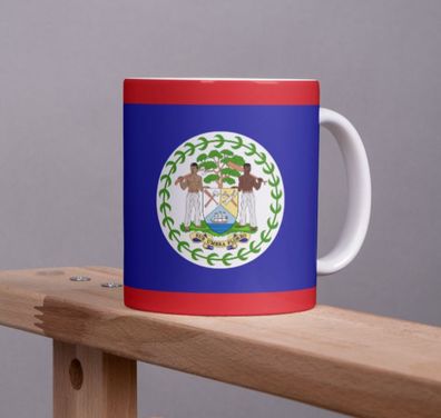 Belize Tasse Flagge Pot Kaffeetasse National Becher Kaffee Cup Büro Tee