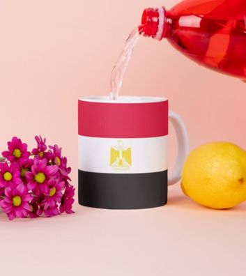 Ägypten Kaffeetasse Flagge Pot Kaffee Tasse EGT Becher Coffeecup Büro Tee