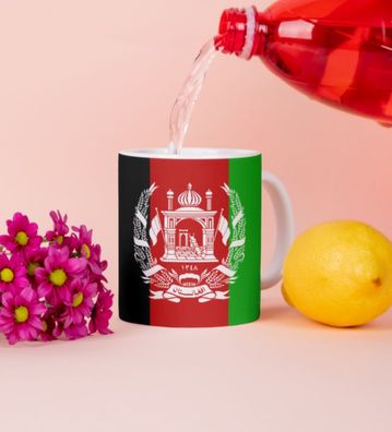 Afghanistan Kaffeetasse Flagge Pot Kaffee Tasse AFG Becher Coffeecup Büro Tee