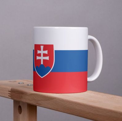 Slowakei Kaffeetasse Flagge Pot Kaffee Tasse SLO Becher Coffeecup Büro Tee