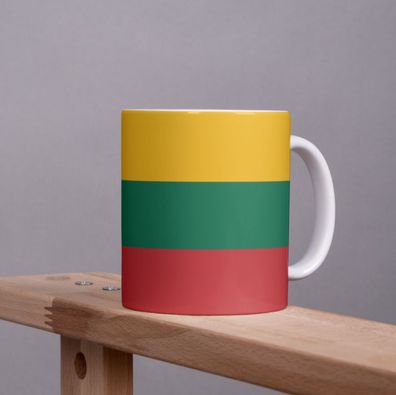 Litauen Kaffeetasse Flagge Pot Kaffee Tasse Becher LIT Coffeecup Büro Tee