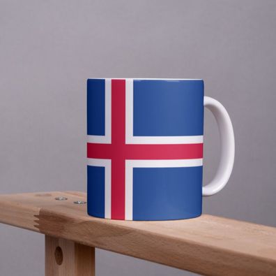 Island Kaffeetasse Flagge Pot Kaffee Tasse Becher ICE Coffeecup Büro Tee