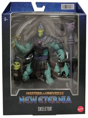 Mattel HDR38 Masters of the Universe Skeletor New Eternia bewegliche Actionfigur