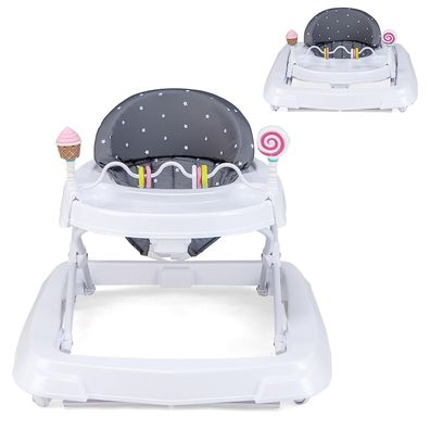 Lauflernhilfe Baby klappbar, Lauflernwagen 3-stufig höhenverstellbar mit Rädern