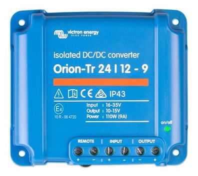 VE . Orion-Tr 24/12-9A (110W) Isolated DC-DC converte Retail Art-Nr.: ORI241210110R