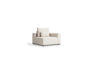 Weißes Wohnzimmer Sofa Luxus Viersitzer Polstermöbel Moderne Stilmöbel
