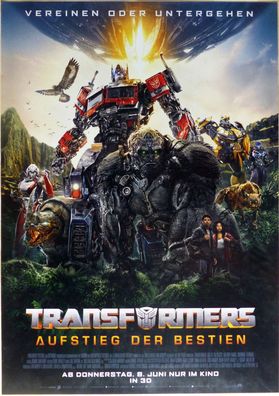 Transformers 7: Aufstieg der Bestien - Original Kinoplakat A1 - Filmposter