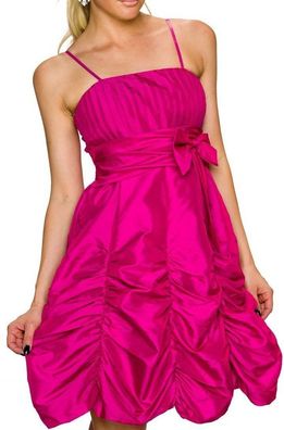 SeXy Miss Damen Cocktail Kleid Satin Glanz Abend Dress M 36 pink