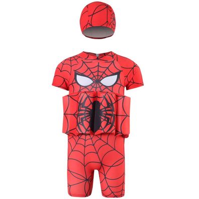 Kinder Iron Man Spider-Man Badeanzug Floatsuit Sommer Swim Schwimmweste Bademode