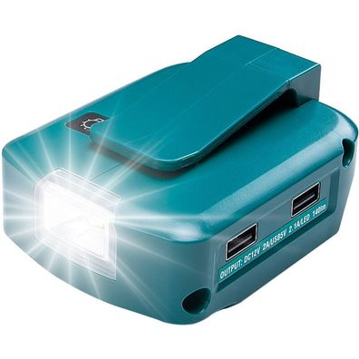 ADP05 Carivent Makita 14-18 V Lithium-Ionen-Akku Stromquelle USB-Telefon-Ladeadapter