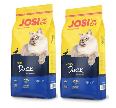2 x 10kg JOSERA JosiCat DUCK 10kg, Trockenfutter Katzenfutter