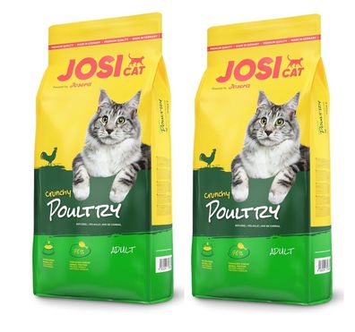 2 x 10kg Josera JosiCat Poultry Trockenfutter Katzenfutter