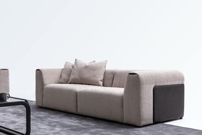 Modernes Sofa Luxus Textil Wohnzimmer Polstersofa Couch 3 Sitzer Design