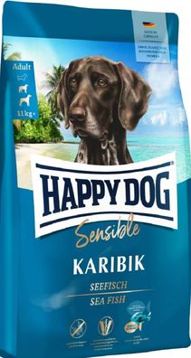 HAPPY DOG ¦ Sensible Karibik - Seefisch - 11 kg ? Trockenfutter