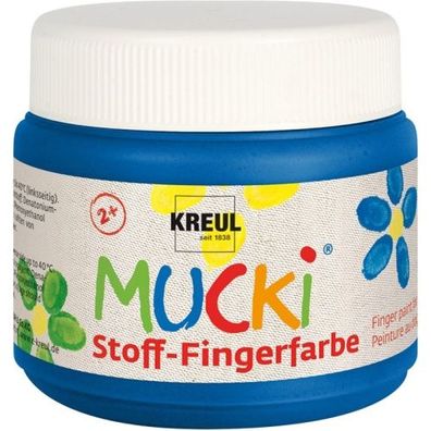 Kreul Mucki Stoff Fingerfarbe blau 150 ml