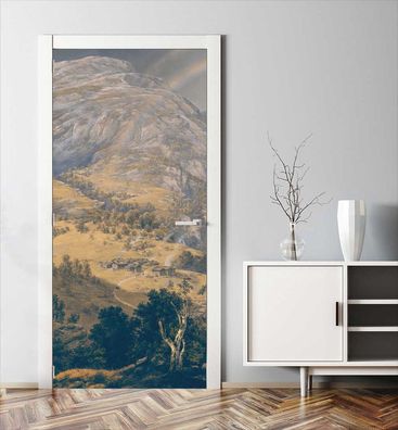 Türtapete Ausblick von Stalheim Nr. 1 Türbild Türaufkleber Folie