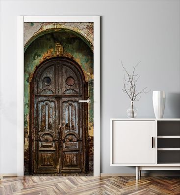 Türtapete Vintage Türbild Türaufkleber Folie