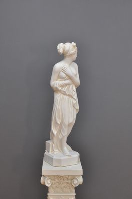 Frauenfigur Frauenstatue Skulptur Frauenbüste Handbemalt Vintage Stil Jugendstil.,