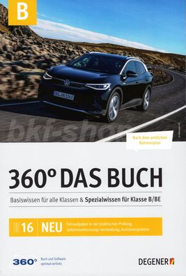 Fahrschule Lehrbuch Degener 360 Das Buch Lernbuch B / BE Auto Führerschein