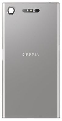 Original Sony Xperia XZ1 Backcover Akkudeckel Silver Akzeptabel + Ladebuchse USB C