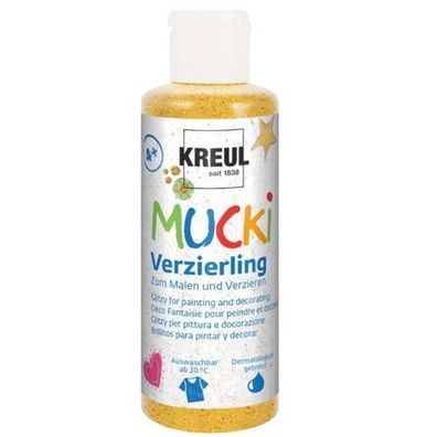 Kreul Mucki Verzierling Glitzergold 80 ml