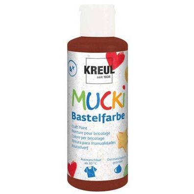 Kreul Mucki Bastelfarbe braun 80 ml