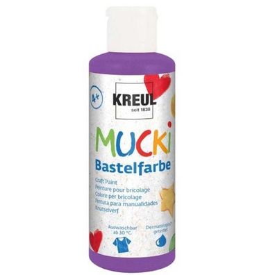 Kreul Mucki Bastelfarbe violett 80 ml