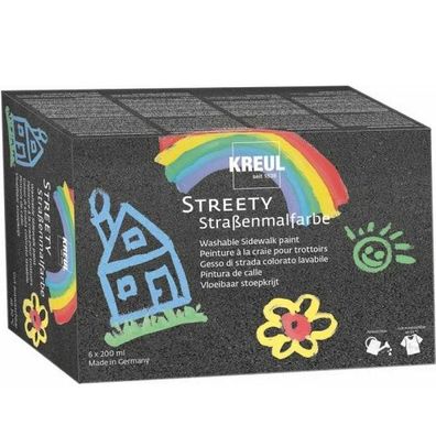 Kreul Streety Straßenmalfarbe 6er Set