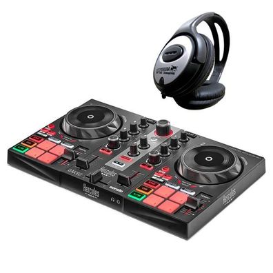 Hercules DJ Control Inpulse 200 MK2 mit Kopfhörer